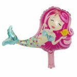 Balão Sereia 44cms x 39cms