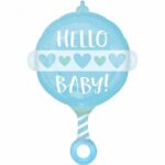 Balão Hello Baby 43cms x 60cms
