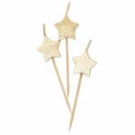 6 Velas Estrela Dourada